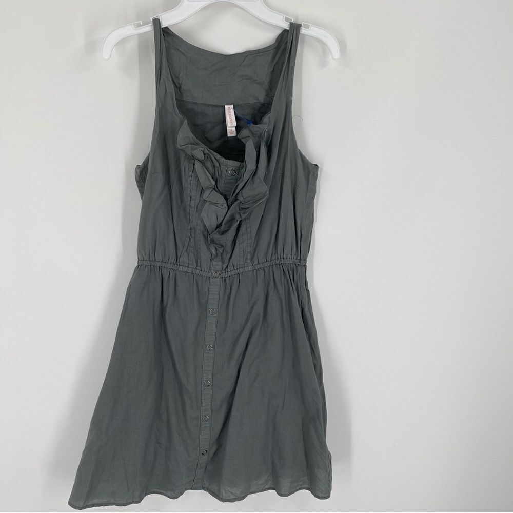 Xhilaration Women’s Scoop Neck Sleeveless Gray Thin Mini Dress size S